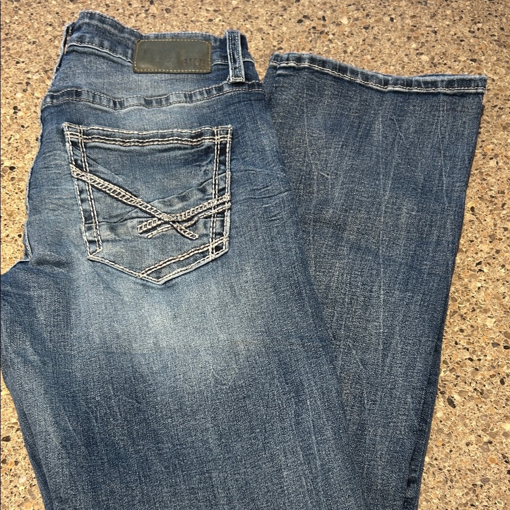 Buckle brand men’s bootcut jeans, Jake style